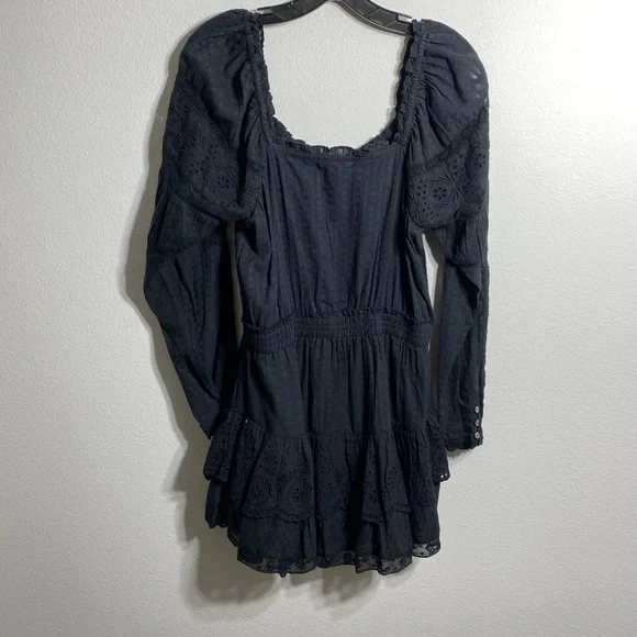 LoveShackFancy Sanaya Mini Dress black - Picture 10 of 11